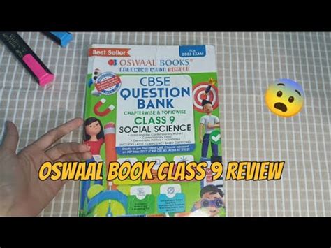 Oswaal Class 9 Sst Question Bank Review CBSE Class 9 YouTube