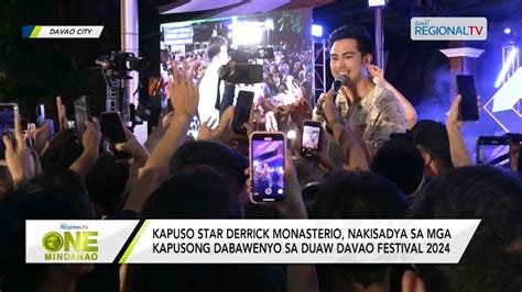 One Mindanao Kapuso Star Derrick Monasterio Nakisadya Sa Mga Kapusong