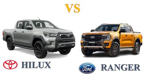 Toyota Hilux Vs Ford Ranger Double Cab Which One Is Better Youtube