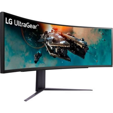 LG 49GR85DC 49 inch UltraGear LED Curved FreeSync Gaming Monitor - Black, 1 - Fry’s Food Stores