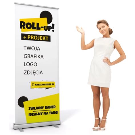 Rollup Reklamowy Z Projektem Druk Dpi Baner Stoj Cy Zwijany Reklama