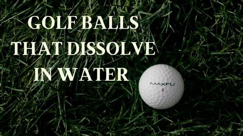 Golf Balls That Dissolve In Water - Modesto Muni Golf