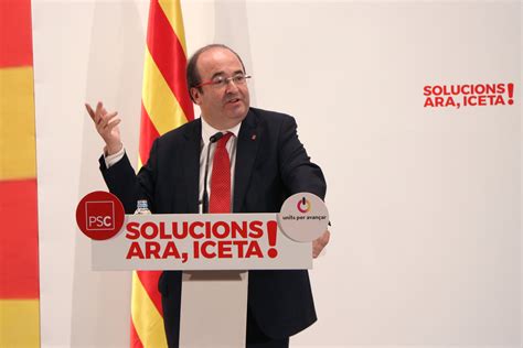 Iceta a los independentistas Ahora al rincón de pensar