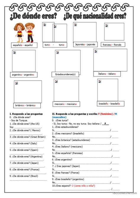 Continente Espa Ol Ele Hojas De Trabajo Pdf Doc Sexiz Pix