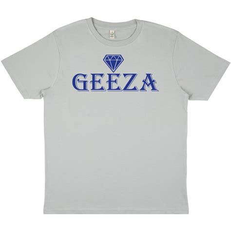 Diamond Geeza Organic Cotton T-Shirt designed and printed by WhatYouSay ...