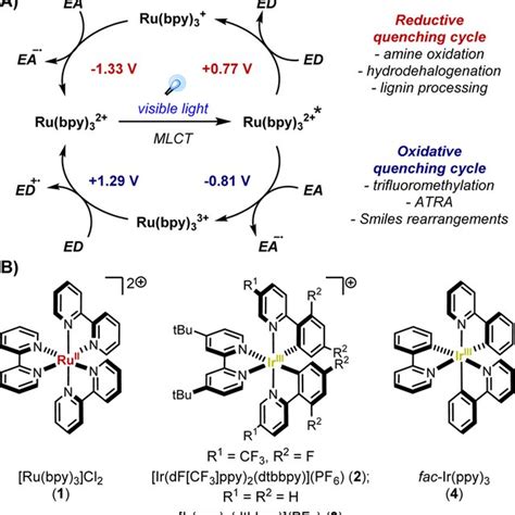 Oxidative And Reductive Quenching Cycles Within Photoredox Catalysis