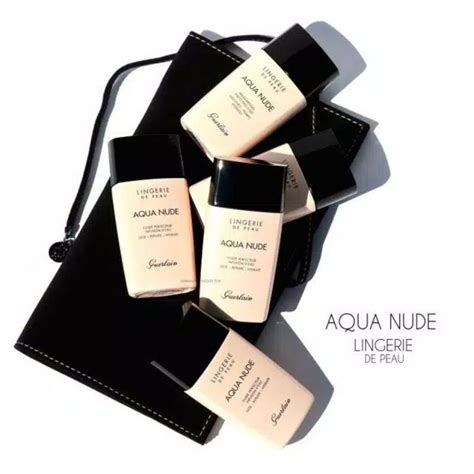 Jual Guerlain Aqua Nude Foundation N Clair Light Ml Shopee Indonesia