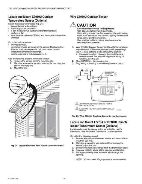 Honeywell Tb7220 User Manual