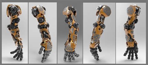 Hard Surface Mech Arm Robot Concept Art Robots Concept Arm Art