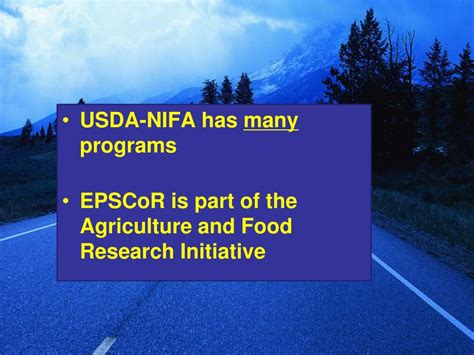 PPT USDA National Institute Of Food And Agriculture NIFA EPSCoR