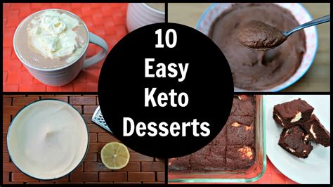 10 Easy Keto Desserts Simple Ketogenic Dessert Recipes