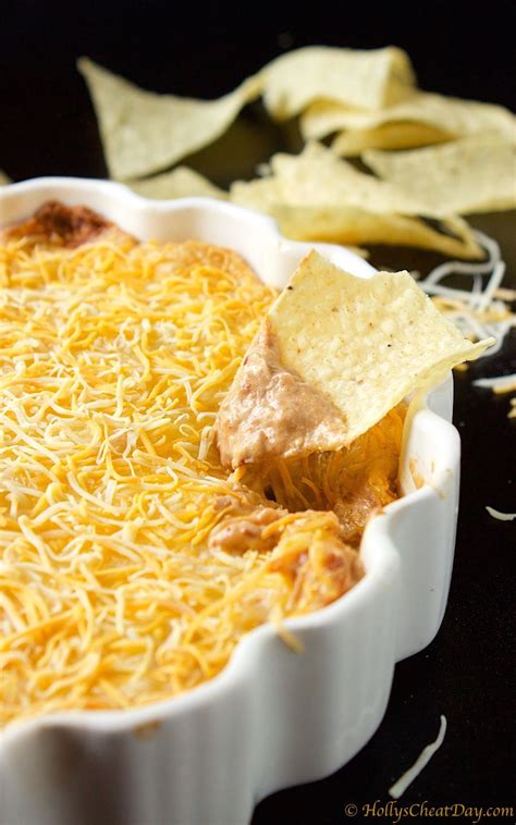 Easy Cream Cheese Bean Dip Recipe Cream Cheese Bean Dip Bean Cheese Dip Easy Cream