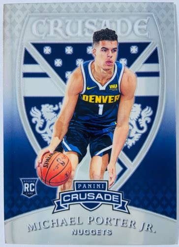 Michael Porter Jr Nuggets Panini Chronicles Crusade Rc