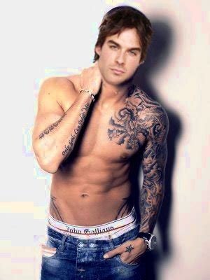 Damon with Tattoo - The Vampire Diaries Photo (19567640) - Fanpop