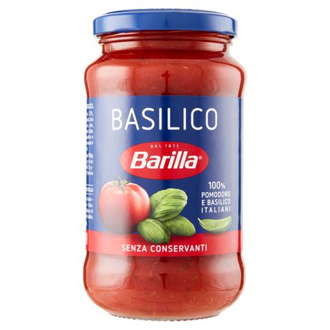 Barilla Sugo Al Pomodoro E Basilico 100 Italiani Condimento Per Pasta