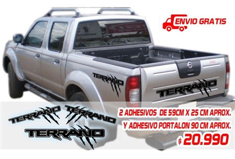 Adhesivos Tipo Raptor Portal N Y Laterales Nissan Terrano Cuotas Sin