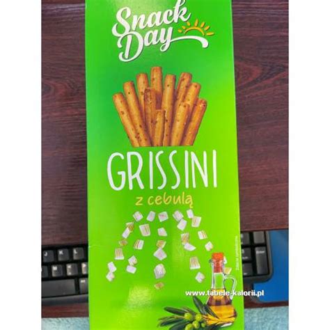 Ile Kcal Ma Grissini Z Cebul Snack Day Tabele Kalorii