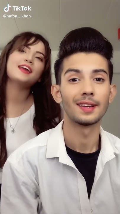 Hafsa Khan And Shaheer Khan New Tik Tok Video Youtube