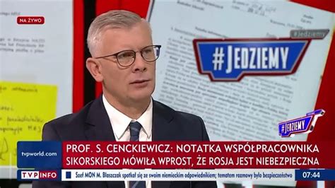 tvp info on Twitter TYLKO U NAS Prof Sławomir Cenckiewicz Już