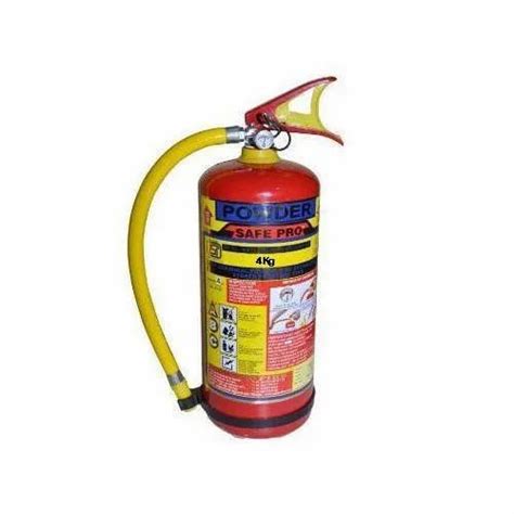 Safepro Carbon Steel 4 Kg Dry Powder Fire Extinguishers For Office Capacity 4kg At Rs 850 In