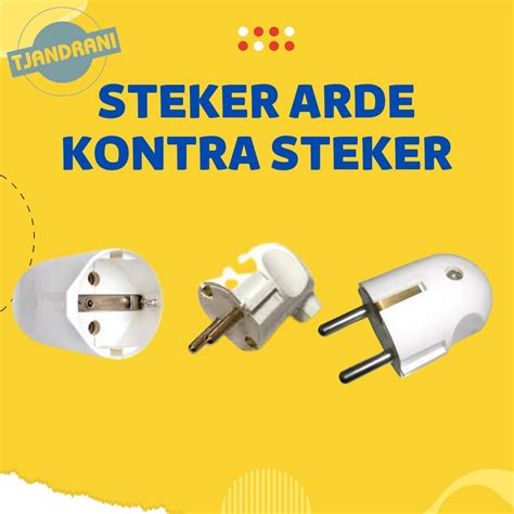 Jual Steker Colok Arde Bulat Bengkok Kontra Arde Bulat Broco Shopee