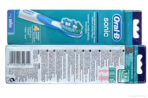 Oral-B sonic toothbrush head 4 toothbrush heads a pack - Oral-B sonic ...