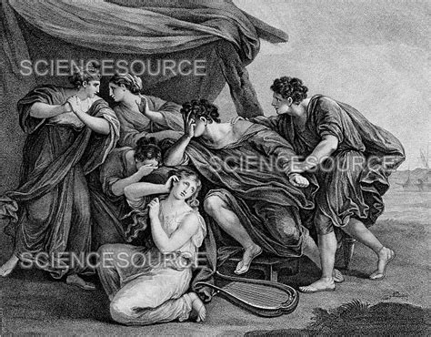 Trojan War Achilles Mourns The Death Stock Image Science Source Images