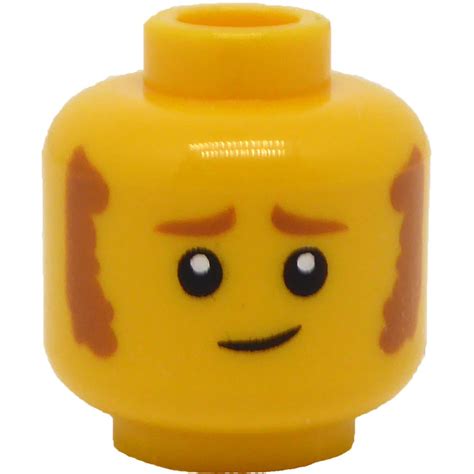 Lego Clemmons Chicken Suit Minifigure Head Recessed Solid Stud