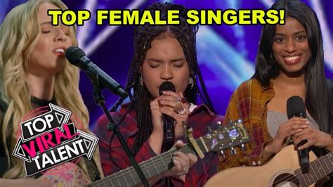 AMERICA'S GOT TALENT TOP FEMALE SINGERS! in 2022 | Female singers ...