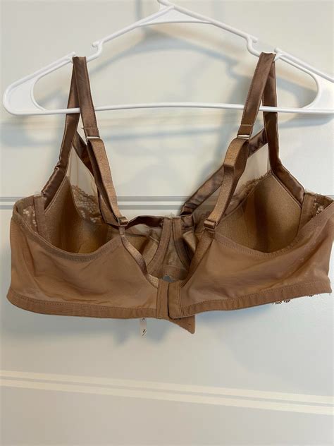 Cacique Nude French Balconette Bra W Lace Accents Gem