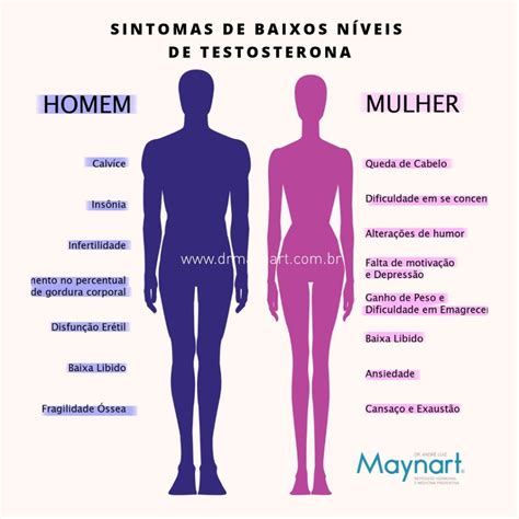 Sintomas De Baixos Níveis De Testosterona Dr Maynart