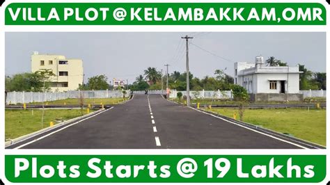 Residential Plots In Kelambakkam Villaplots Dtcpplots Plots YouTube