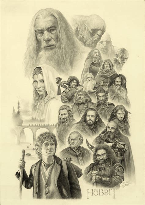 The Hobbit (pencils) : r/lotr