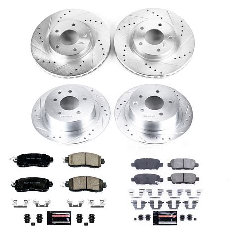 Powerstop Disc Brake Kit Front And Rear Fits Nissan Altima