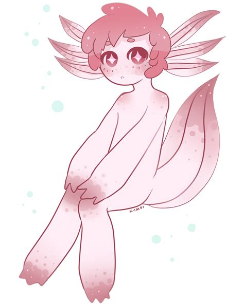 Kawaii Axolotl Transparent