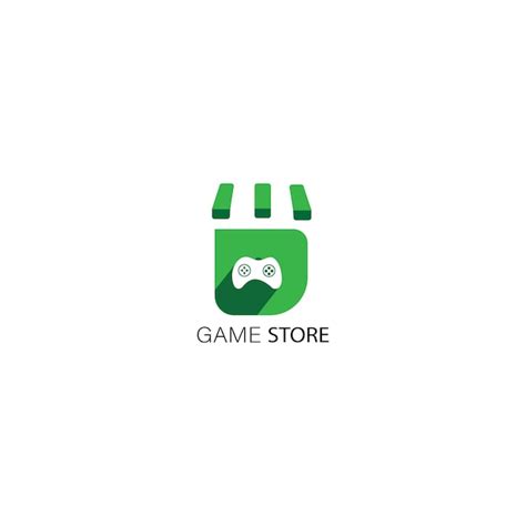 Premium Vector | Game store logo design