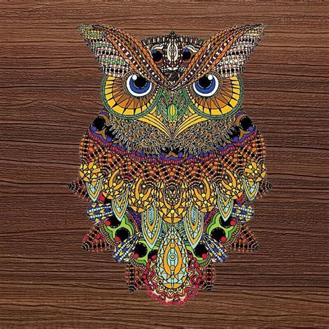 Brown Owl Wooden Jigsaw Puzzle Arothy