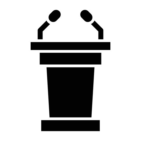 Lectern Vector Glyph Icon For Personal And Commercial Use 26838554