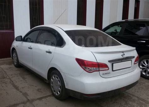 Купить Лип спойлер на Nissan Almera G15 (Ниссан Альмера) 2012-2019г в ...