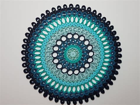 Paper Quilled Mandala 9x9 Mandalas Quilling Quilling Art Paper