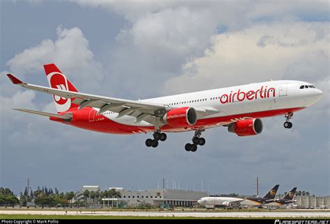 D ALPE Air Berlin Airbus A330 223 Photo By Mark Pollio ID 403268