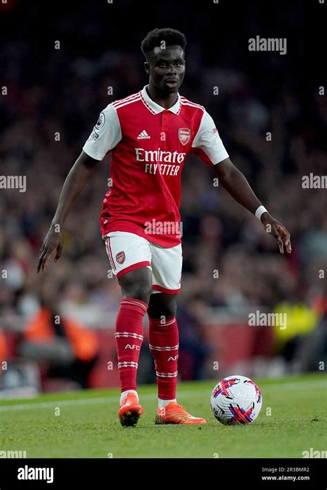 File Photo Dated 02 05 2023 Of Arsenal S Bukayo Saka Who Has Signed A