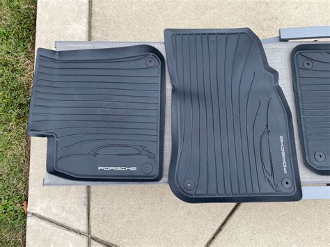 Oem Four All Weather Floor Mats For Porsche Cayenne 2019 2020 2021 6speedonline Porsche