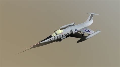 Lockheed F-104 Starfighter - Download Free 3D model by helijah [16375a5 ...