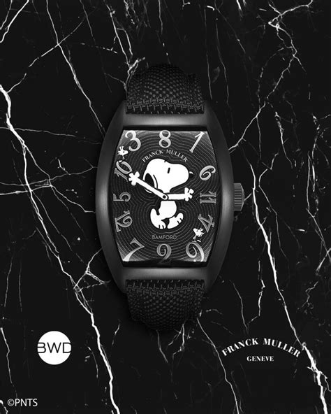 Franck Muller X Bamford Watch Department Crazy Hours丨今期最新snoopy腕錶