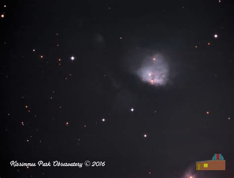 Digital Image – Messier 78 in Orion – Kissimmee Park Observatory