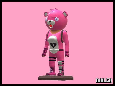 Free 3d File Fortnite Cuddle Team Leader Mini Figure 🐻・3d Printer Model