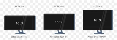 Aspect Ratio - Monitor Sizes Compared, HD Png Download - vhv