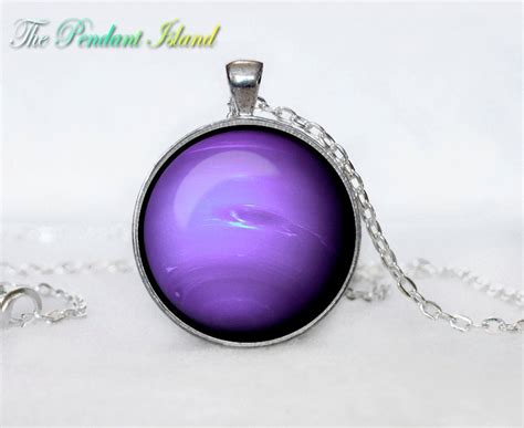 Planet Neptune Necklace Stars Jewelry Planet Neptune Pendant