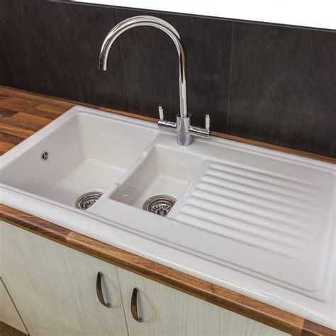 Ceramic Kitchen Sink With Drainer Kitchen Info